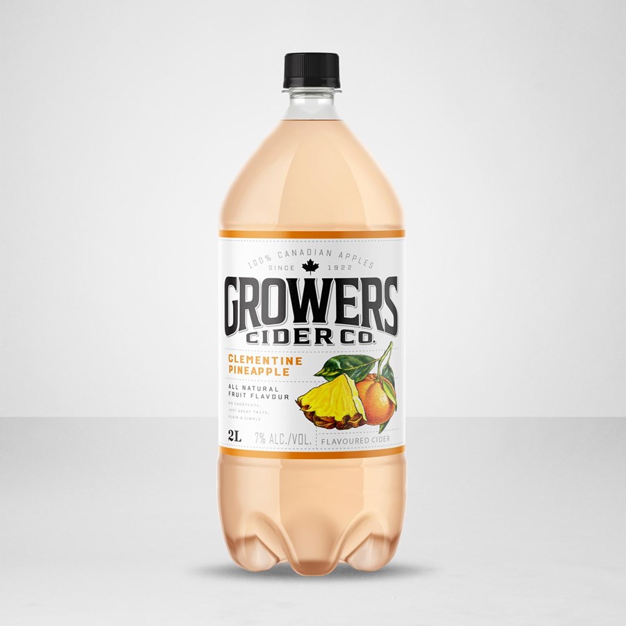 Growers Clementine Pineapple 2 litre bottle